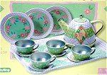 Tin Tea Set for 4